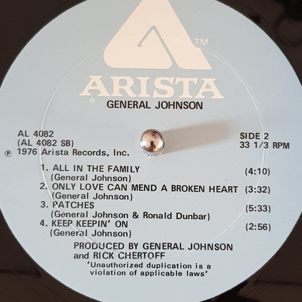 General Johnson : General Johnson (LP, Album, Pla)