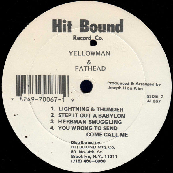 Yellowman & Fathead : One Yellowman (LP, Album, RE)