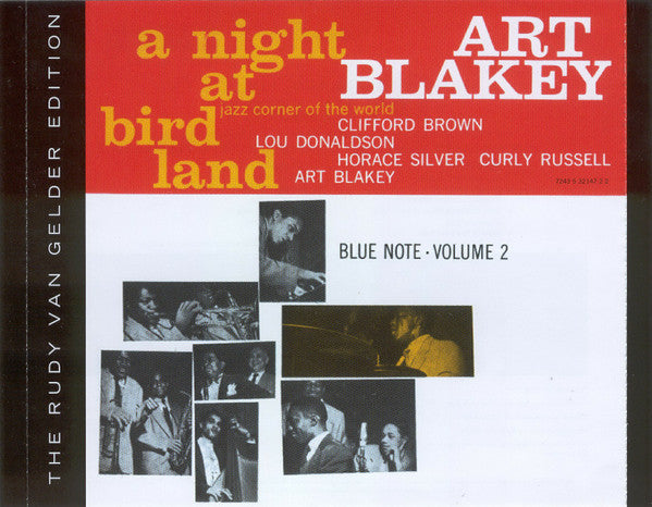 Art Blakey Quintet : A Night At Birdland, Volume Two (CD, Album, Mono, RE, RM)