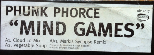 Phunk Phorce* : Mind Games (12")