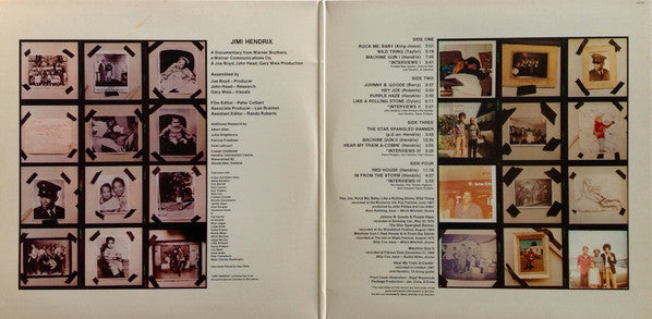 Jimi Hendrix : Sound Track Recordings From The Film Jimi Hendrix (2xLP)