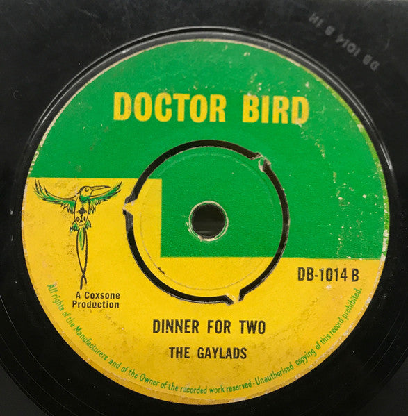 The Gaylads : Lady With The Red Dress On / Dinner For Two (7", 3-P)