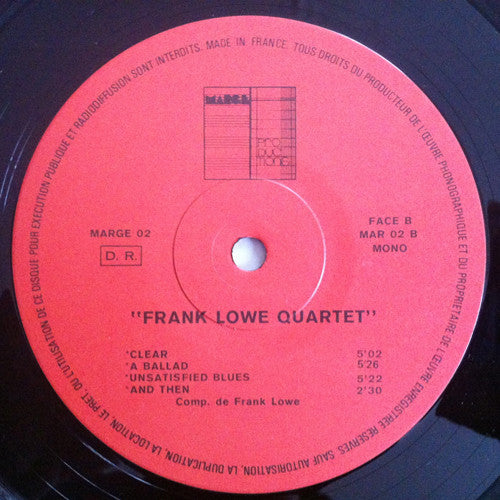Frank Lowe Quartet : Tricks Of The Trade (LP, Album, Mono)