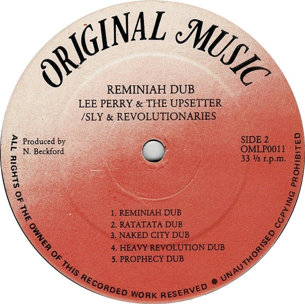 Lee Perry & The Upsetters / Sly & The Revolutionaries : Reminah Dub (LP, Album, RE)