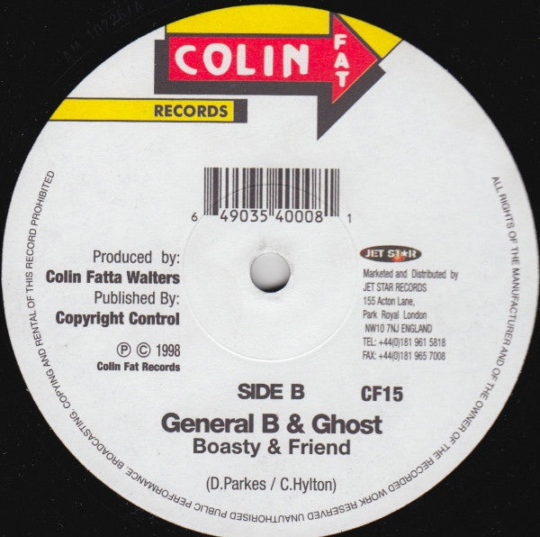 Round Head / General B & Ghost (6) : Weed Is Life / Boasty & Friend (12")