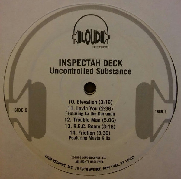 Inspectah Deck : Uncontrolled Substance (2xLP, Album)