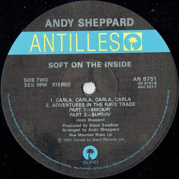 Andy Sheppard : Soft On The Inside (LP, Album)