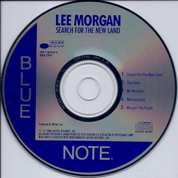 Lee Morgan : Search For The New Land (CD, Album, RE)