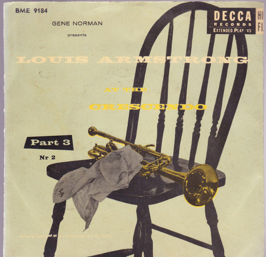 Louis Armstrong : At The Cresendo Vol 2, Part 3 (7", EP)
