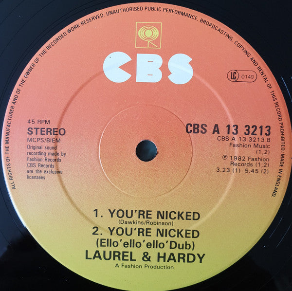Laurel & Hardy (2) : Clunk Click (12", Single)