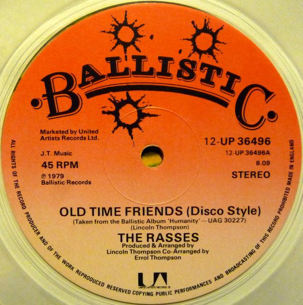 The Royal Rasses : Old Time Friends / San Salvador (12", tra)