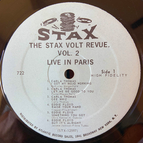 Various : The Stax / Volt Revue Volume 2 Live In Paris (LP, Album, Mono, lar)