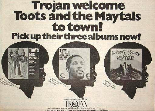Toots & The Maytals : In The Dark (LP, Album, Gar)