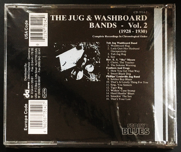 Various : The Jug And Washboard Bands - Vol. 2 (CD, Comp)