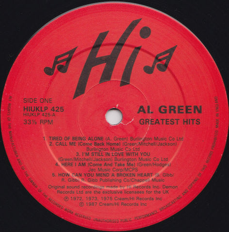 Al Green : Greatest Hits (LP, Comp, RE)