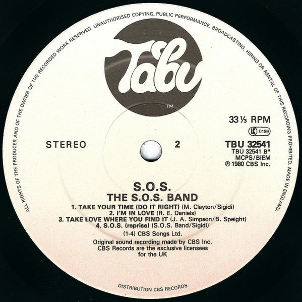 The S.O.S. Band : S.O.S. (LP, Album)