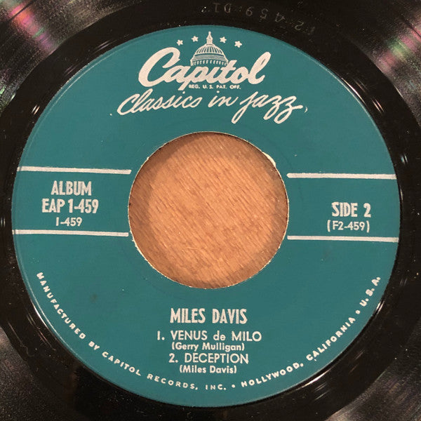 Miles Davis : Classics In Jazz Part 1 (7", EP, Scr)