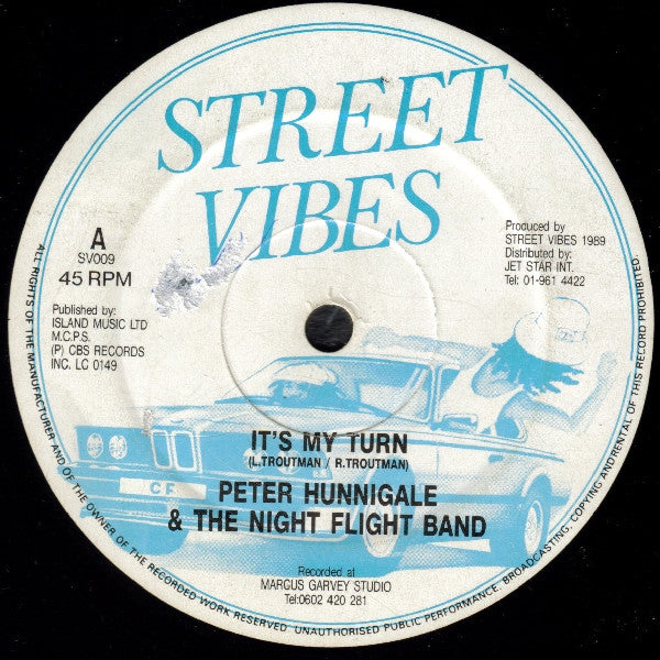Peter Hunnigale & The Night Flight Band : It's My Turn (12")