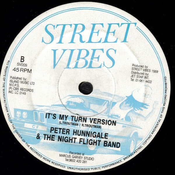Peter Hunnigale & The Night Flight Band : It's My Turn (12")