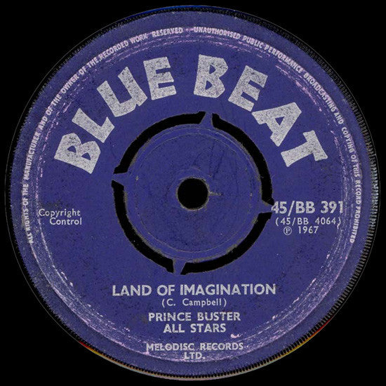 Prince Buster's All Stars : Land Of Imagination / The Barrister (The Appeal) (7", Single)