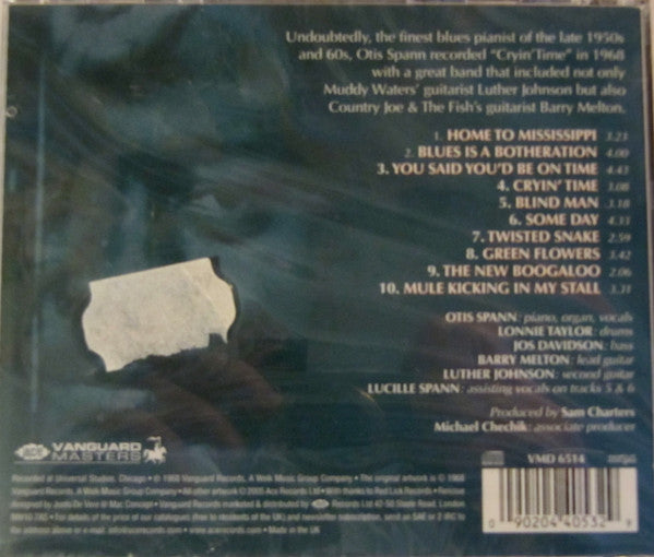 Otis Spann : Cryin' Time (CD, Album)