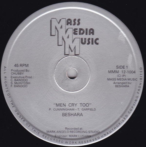 Beshara : Men Cry Too / Man-A-Reason (12")