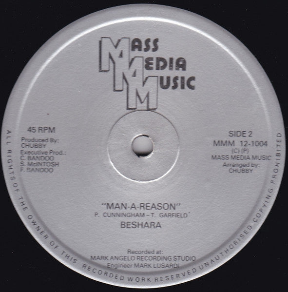 Beshara : Men Cry Too / Man-A-Reason (12")