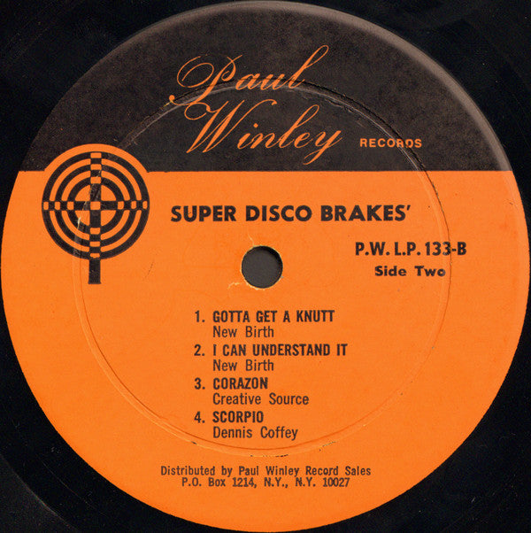 Various : Super Disco Brake's Volume One (LP, Comp)