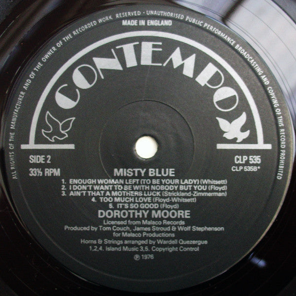 Dorothy Moore : Misty Blue (LP, Album)