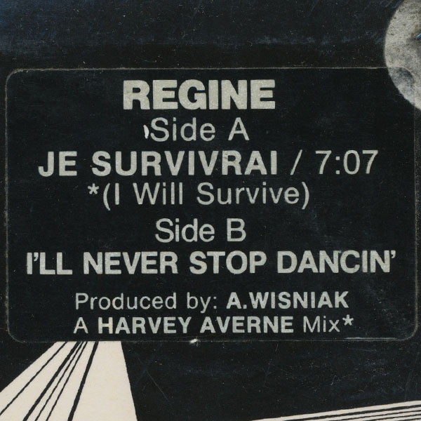 Régine : Je Survivrai = I Will Survive (12", Single)