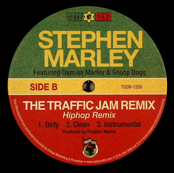Stephen Marley ft. Damian Marley & Snoop Dogg : The Traffic Jam Remix (12")