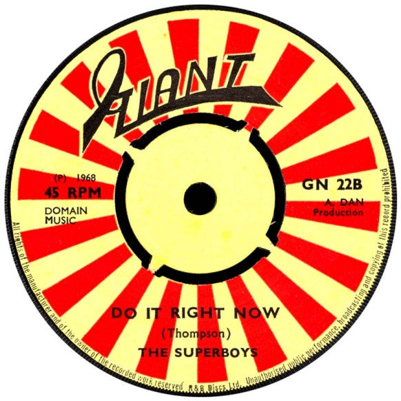 The Superboys : Aint That A Shame / Do It Right Now (7", Single)