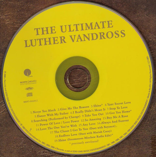 Luther Vandross : The Ultimate Luther Vandross (CD, Comp)