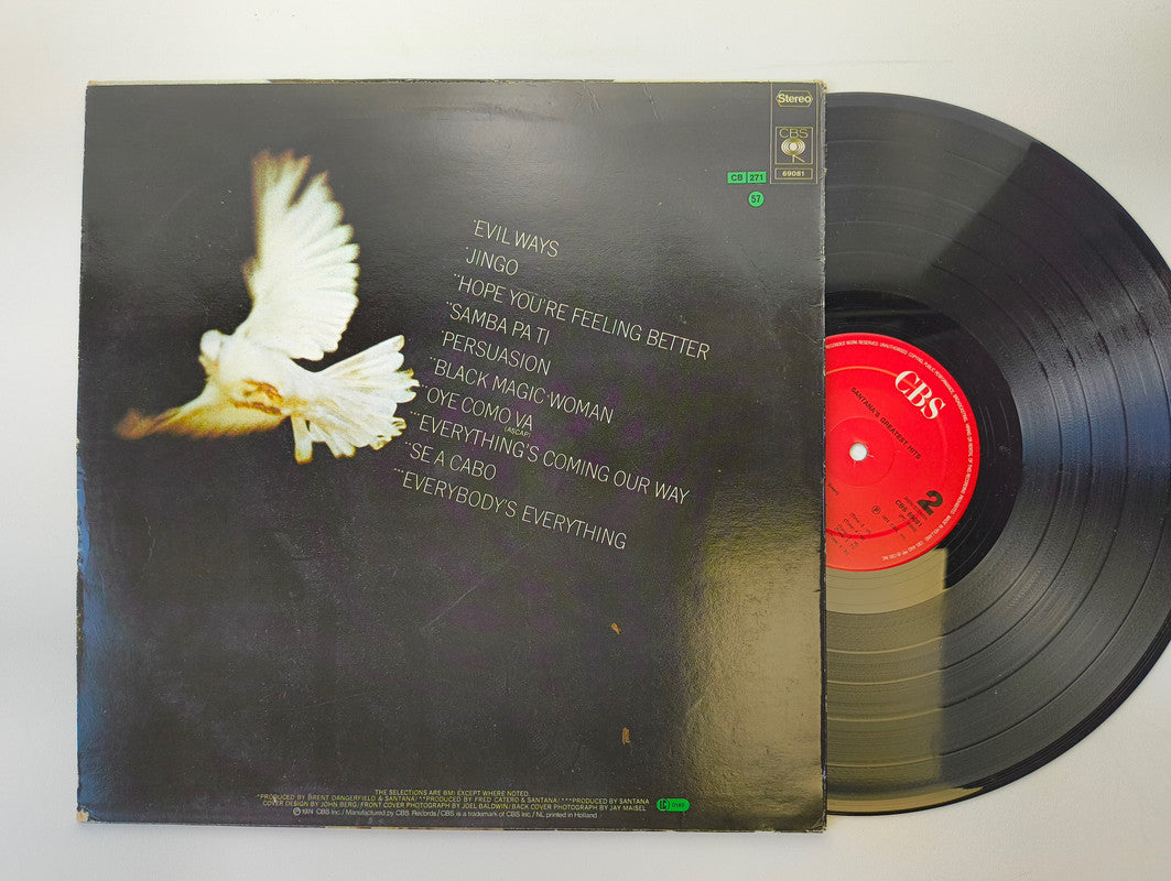 Santana : Santana's Greatest Hits (LP, Comp, RP, Red)