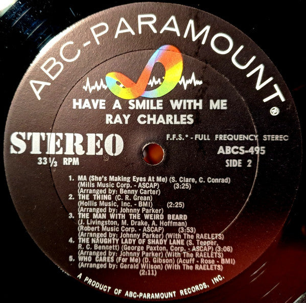 Ray Charles : Have A Smile With Me (LP, Album)