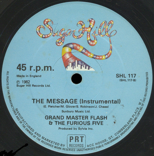 Grandmaster Flash & The Furious Five : The Message (12")