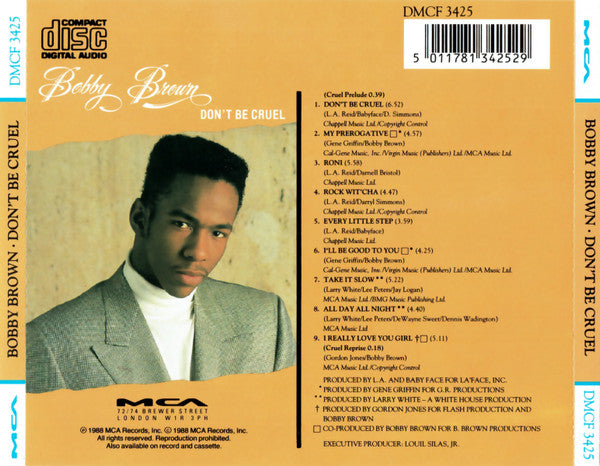 Bobby Brown : Don't Be Cruel (CD, Album)