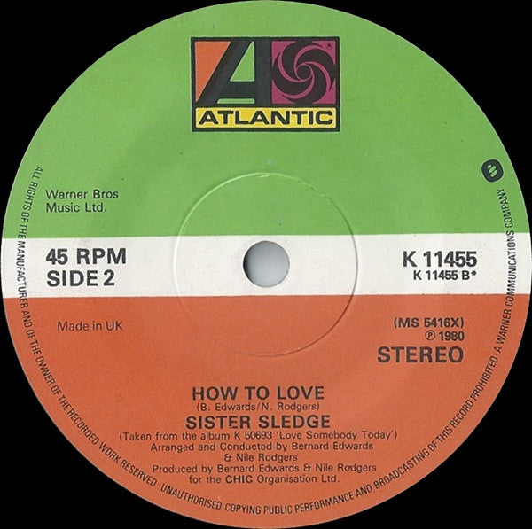 Sister Sledge : Easy Street (7")