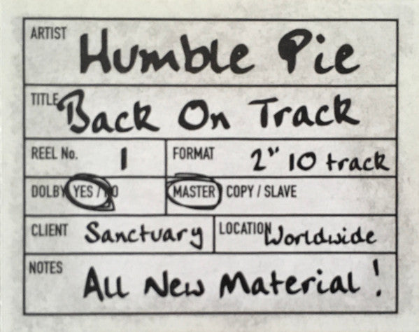 Humble Pie : Back On Track (CD, Album)