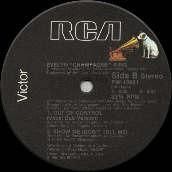 Evelyn "Champagne" King* : Out Of Control (12")