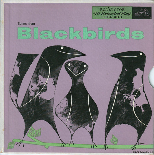 Cab Calloway - Thelma Carpenter, Lehman Engel : Songs From Blackbirds (7", EP)
