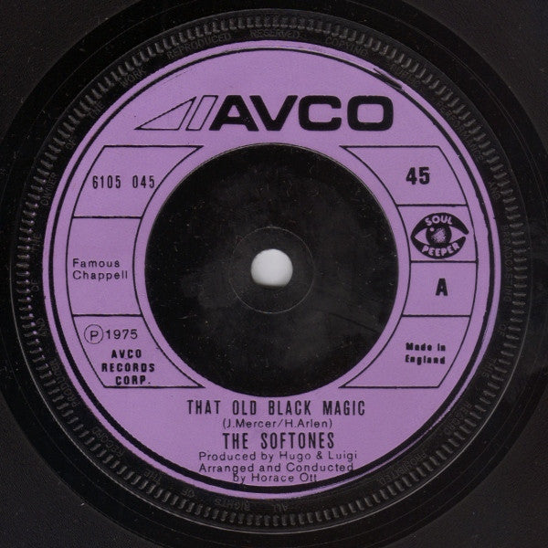 The Softones : That Old Black Magic (7", Single)