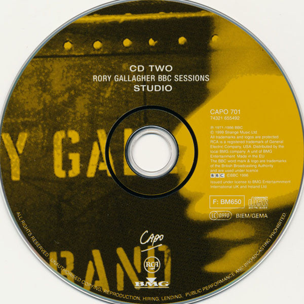 Rory Gallagher : BBC Sessions (2xCD)