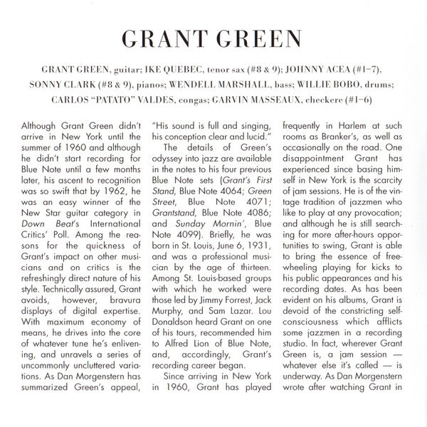 Grant Green : The Latin Bit (CD, Album, RE, RM)