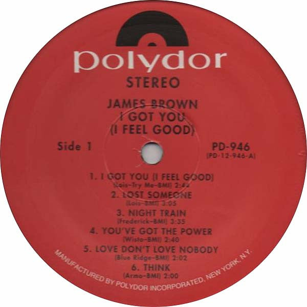James Brown : I Got You (I Feel Good) (LP, Album, RE)