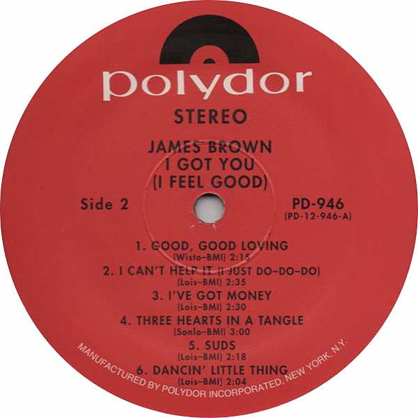James Brown : I Got You (I Feel Good) (LP, Album, RE)