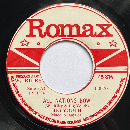 Big Youth / Ansel Collins : All Nations Bow / Stalag 17 (7")