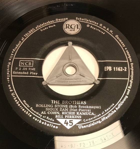 Al Cohn, Bill Perkins, Richie Kamuca : The Brothers ! (7", EP, S2,)