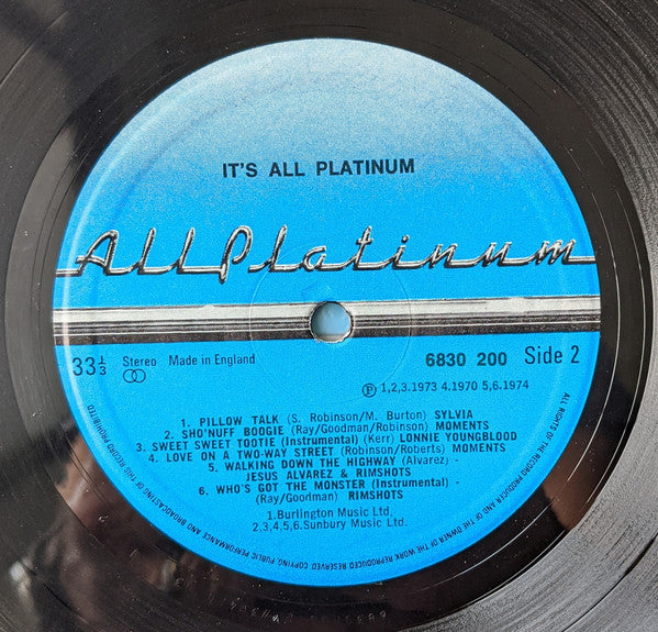 Various : It's All Platinum (LP, Smplr)