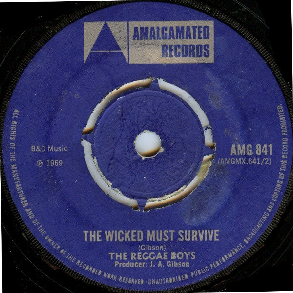 The Reggae Boys : Me No Born Ya (7", Single)